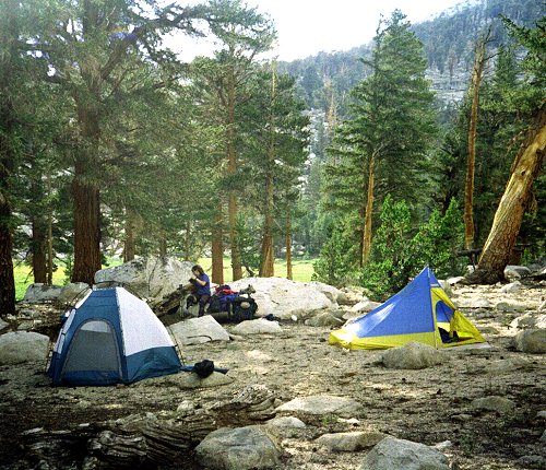 Campsite near Mt. Kaweah